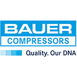 Bauer Compressors logo and tagline