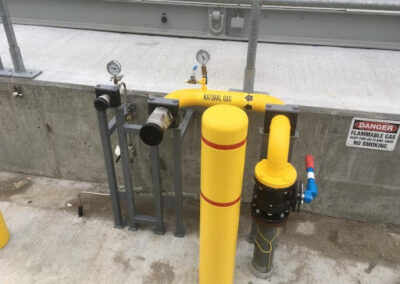 Connections for Mobile Unit at Permanent CNG Site