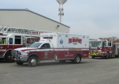 Ambulances and Fire Trucks