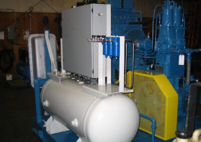 High Inlet Gas Compressor Package with receiver Tank and Priority/Sequential Panel & Filtration