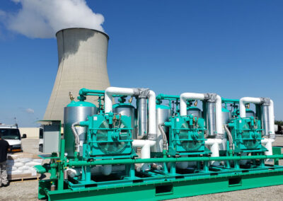 Heatless Dryer System Tanks by Nuclear Power Plant