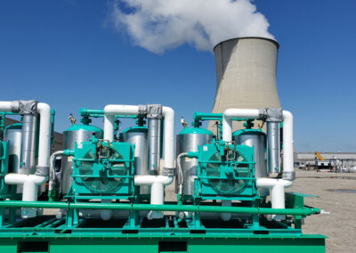 Heatless Dryer System Tanks by Nuclear Power Plant
