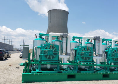 Heatless Dryer System Tanks by Nuclear Power Plant